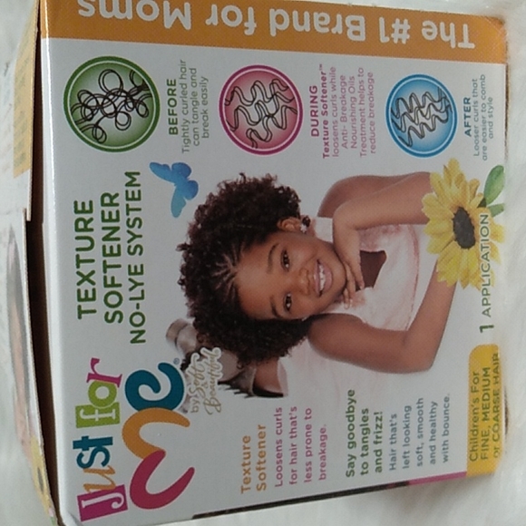 NWT Just For Me Kids Texture Softener No Lye System Detangle & Style With Ease - Picture 11 of 13